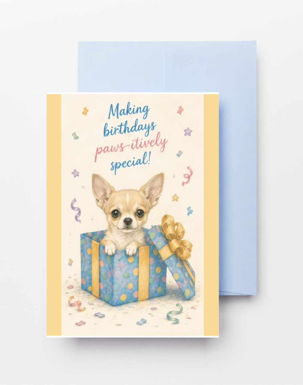 Paws-itively Special Chihuahua Birthday Card
