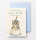 Paws-itively Great Kitten Birthday Card