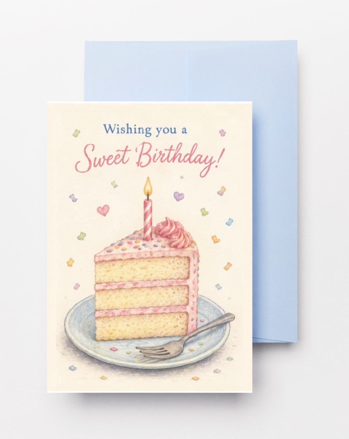 Vintage Sweet Birthday Card